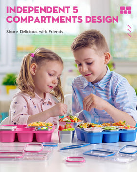 BiuLeon Snackle Box removable dividers enable customizable portions.