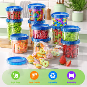 BiuLeon stackable design saves kitchen space during meal prep.