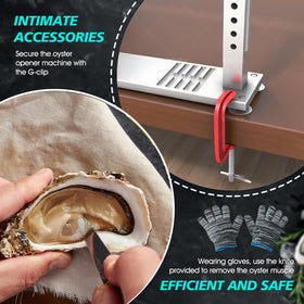 Cut-resistant gloves protect hands during quick, repeated openings.