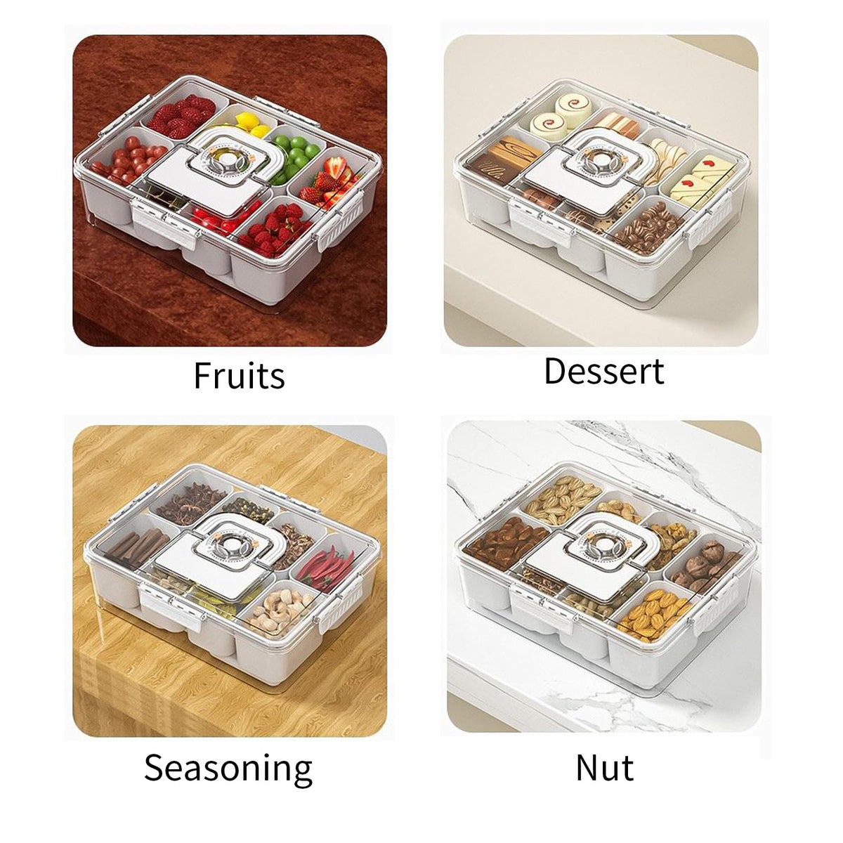 Bivpreom Snackle Box easy-carry handle for portable transport