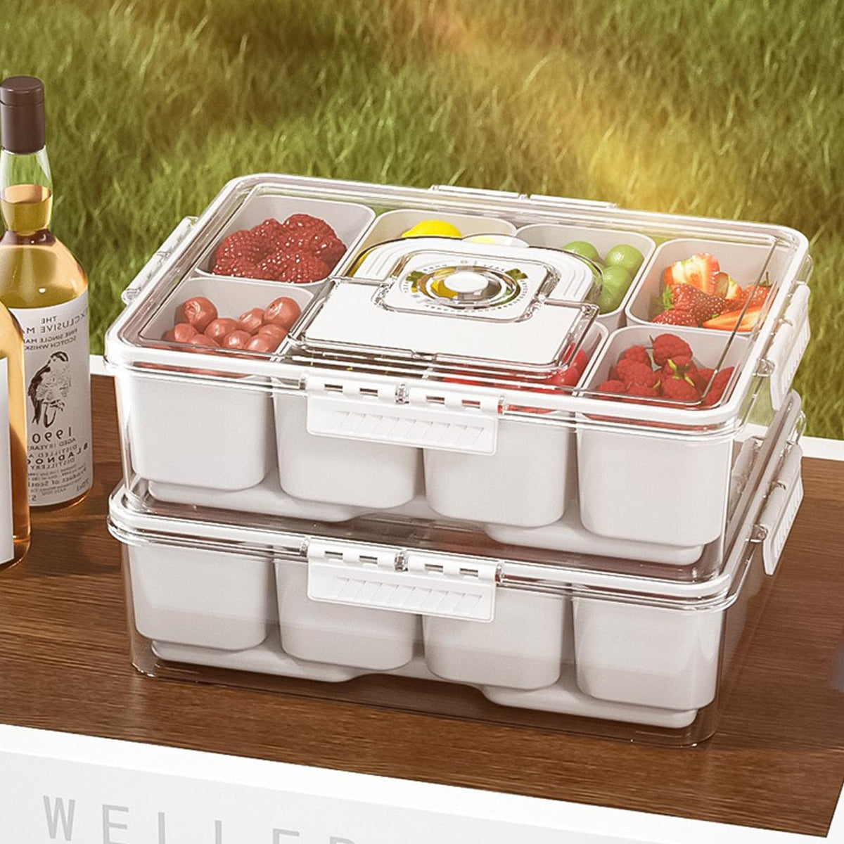 Bivpreom Snackle Box great for beach days and camping trips