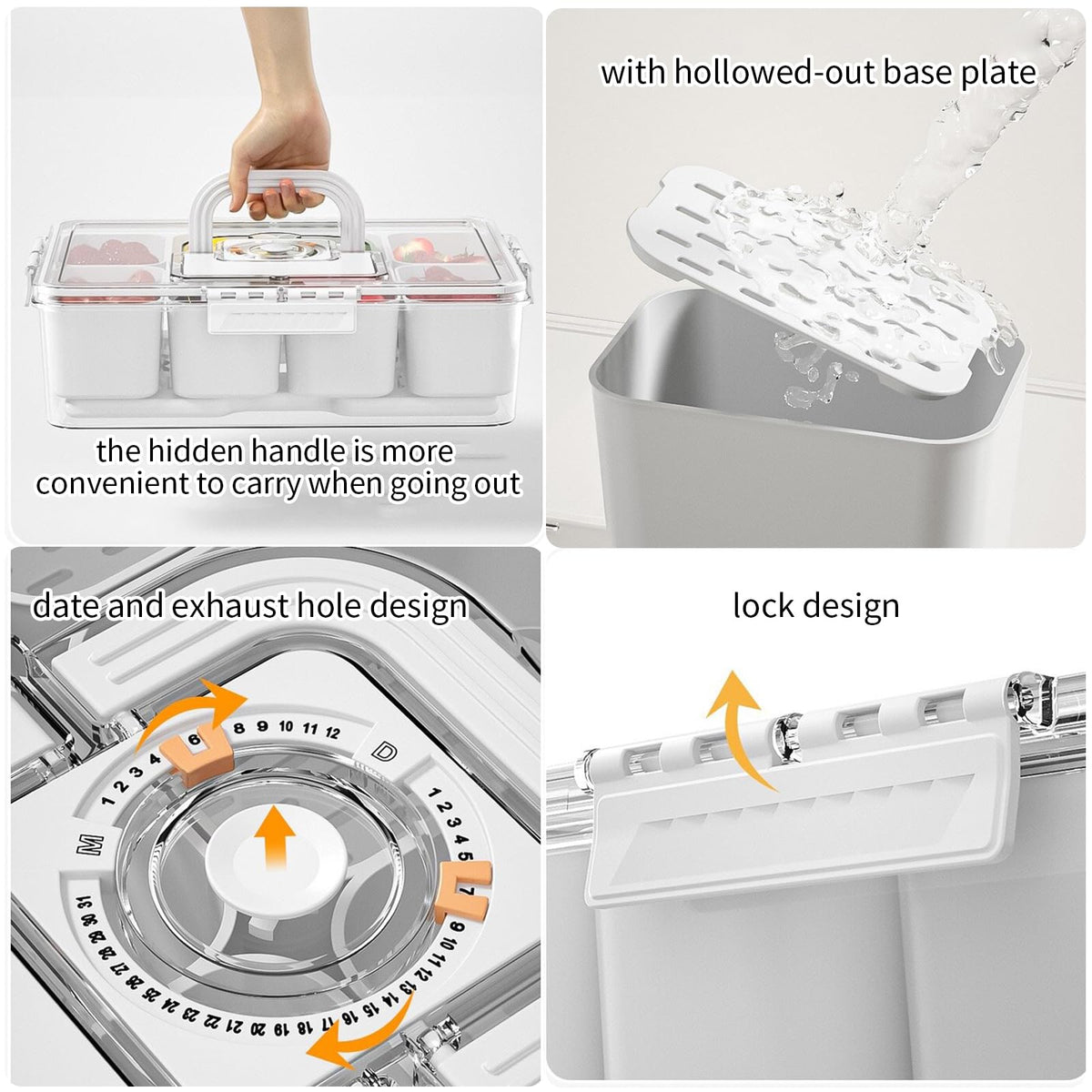 Bivpreom Snackle Box vent and date marker help track freshness