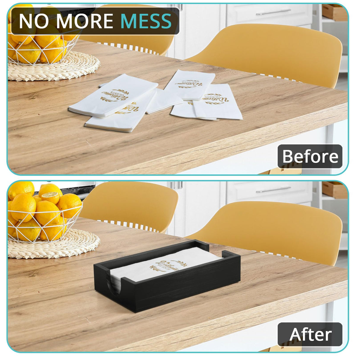 Bivvclaz bathroom napkin tray adds simple elegance to daily routines