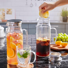 Bivvclaz dishwasher-safe pitcher for quick cleanup after gatherings.