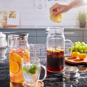 Bivvclaz 1.2L carafe fits standard fridges for convenient storage