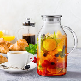 Bivvclaz glass pitcher dishwasher safe for convenient cleaning