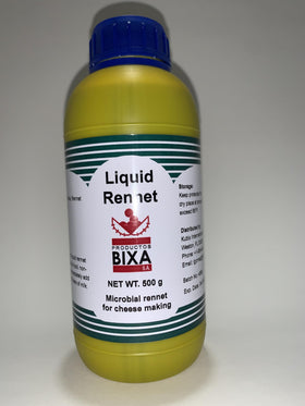 Bixa non-GMO microbial rennet packaging ready for kitchen use