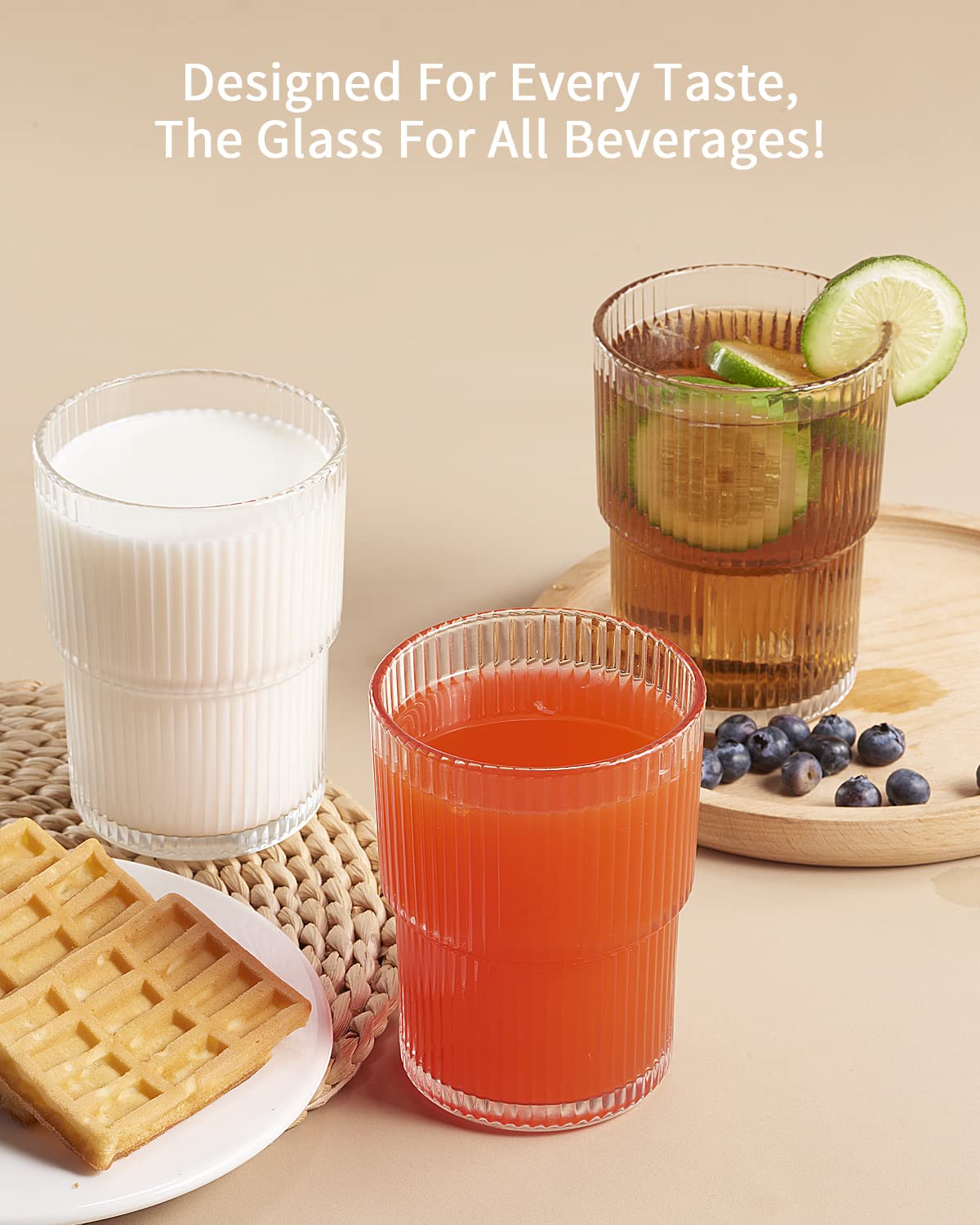 BJMEDYM dishwasher-safe-glass simplifies cleanup after gatherings and meals.