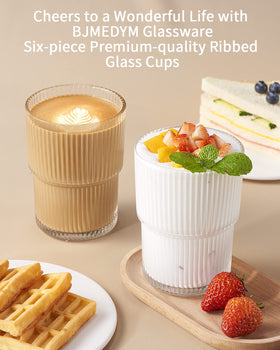 BJMEDYM origami-style glass design adds sophisticated flair to any table.