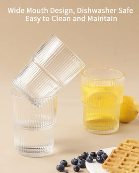 BJMEDYM stackable-glassware saves cabinet space and simplifies storage.