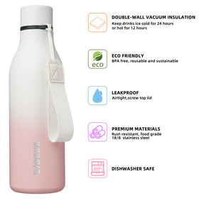 BJPKPK 18 oz stainless steel bottle for durable daily use.
