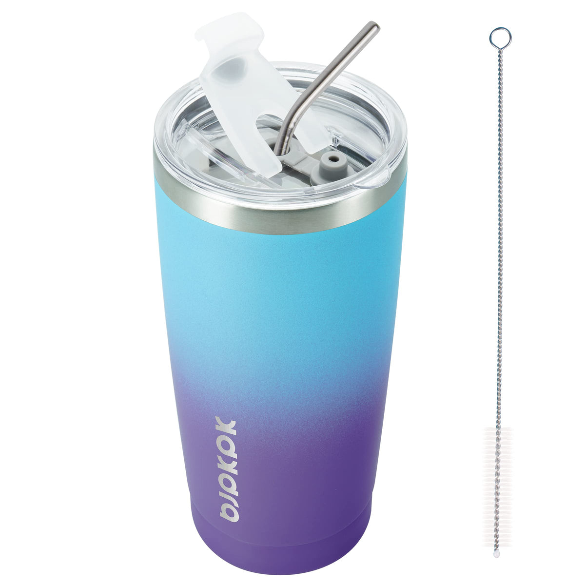 BJPKPK Ocean Dream 20 oz tumbler with stainless steel body keeps drinks cold or hot