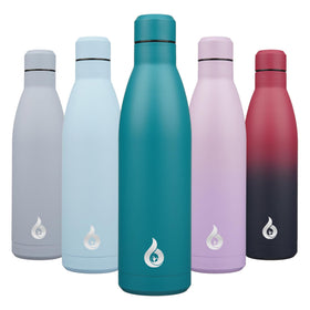 BJPKPK 25oz Laguna bottle side view, durable stainless steel for all-day hydration