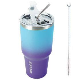 BJPKPK 30oz Ocean Dream tumbler with lid and straw for all-day hydration.