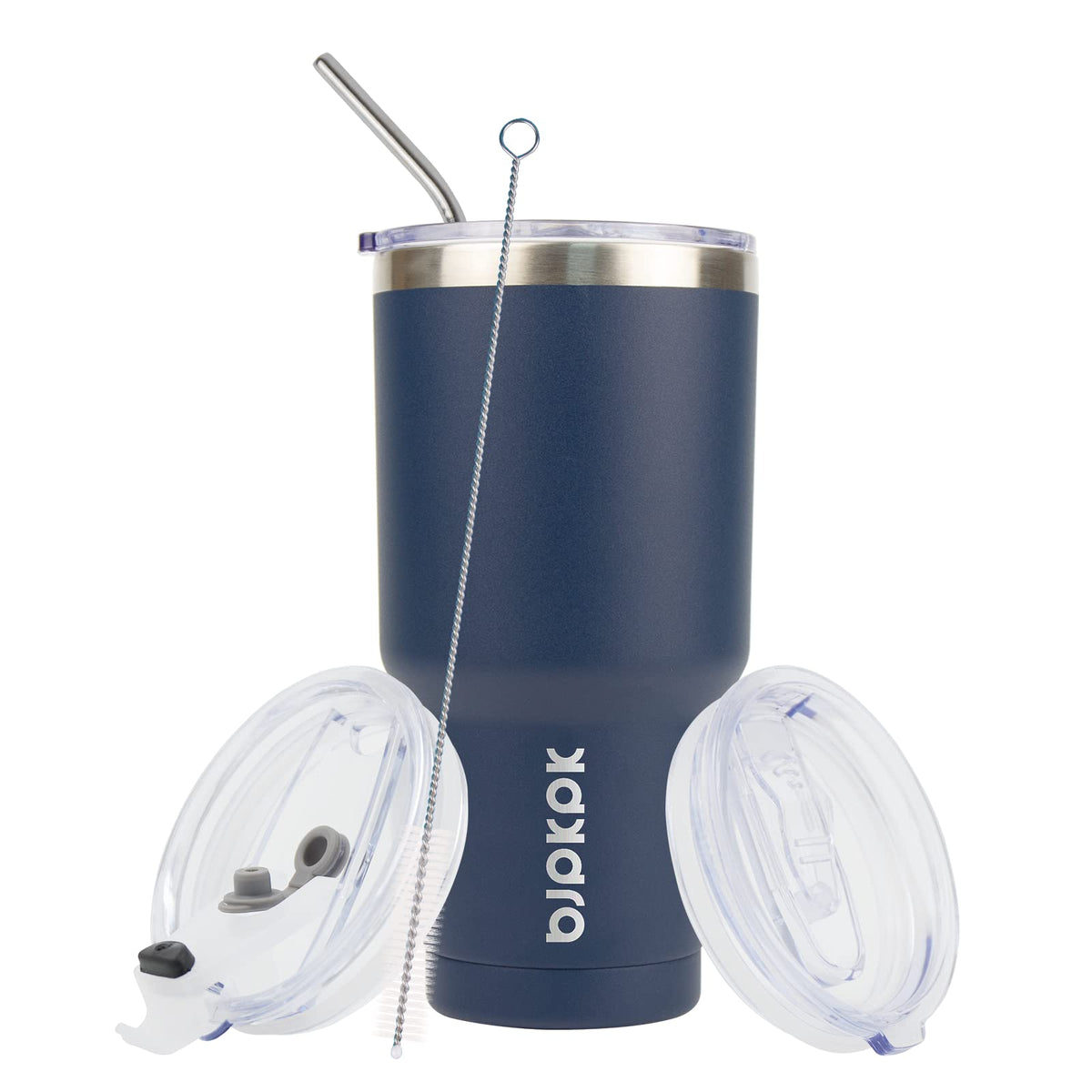 BJPKPK sip lid in action for convenient drinking on the move.