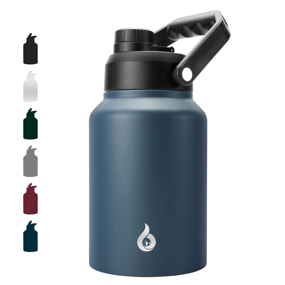 BJPKPK 64 oz bottle cap close-up showing secure lid for spill-free hydration.