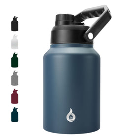 BJPKPK 64 oz bottle cap close-up showing secure lid for spill-free hydration.