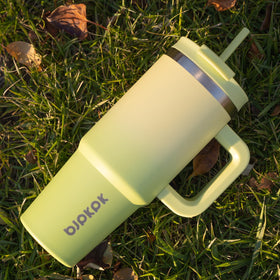 BJPKPK BPA‑free threaded lid supports safe sipping in pistachio green