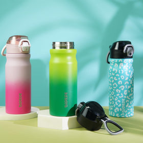 Carry handle on BJPKPK bottle for comfortable everyday use