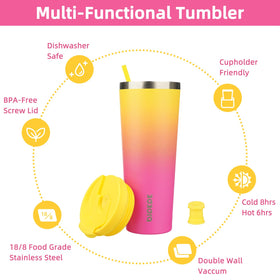 BJPKPK double-wall vacuum insulation maintains beverage temperature for hours
