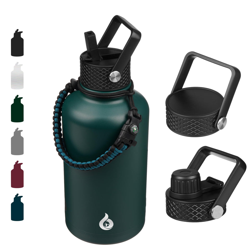 BJPKPK half gallon bottle with straw lid for easy sipping on the go