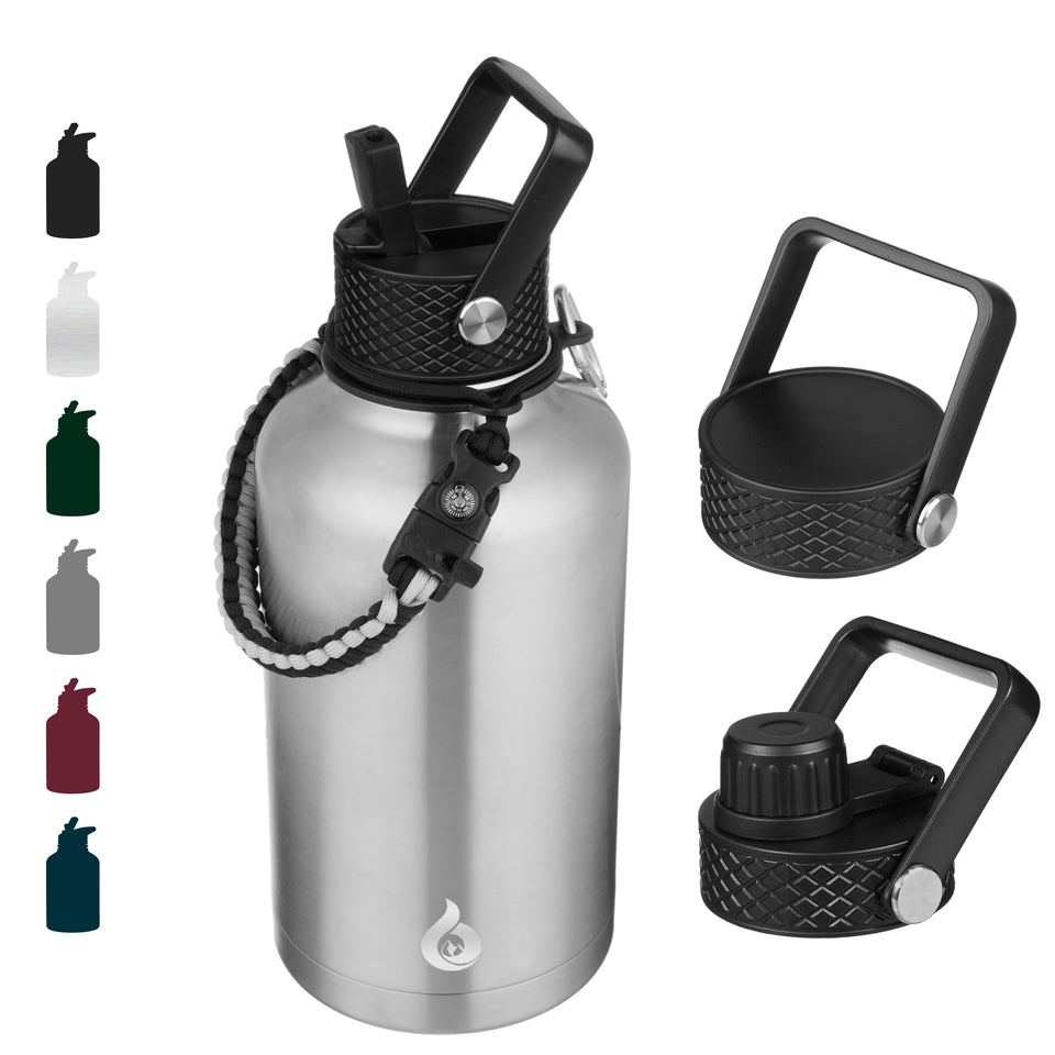 BJPKPK half-gallon bottle with straw lid ideal for on-the-go hydration