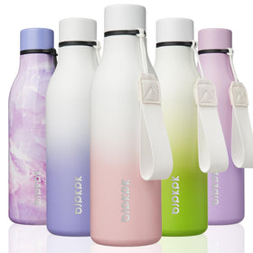 BJPKPK insulated bottle with strap for on-the-go hydration.