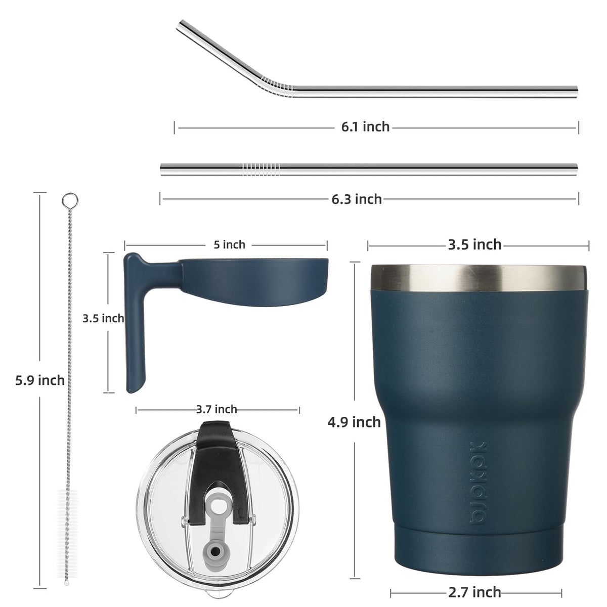 BJPKPK lid with sip design for easy drinking and leakproof option
