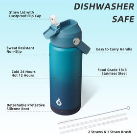 BJPKPK bottle featuring a flexible handle for easy carrying