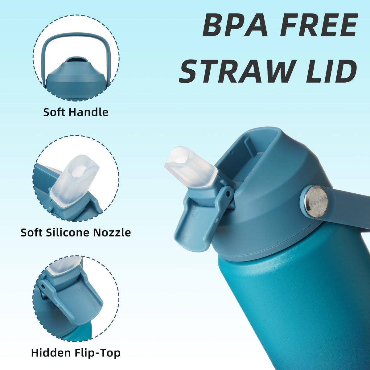 BJPKPK bottle with soft nozzle for comfortable sipping on the go