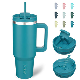 BJPKPK Laguna 40 oz tumbler with handle and straw for easy on-the-go hydration.