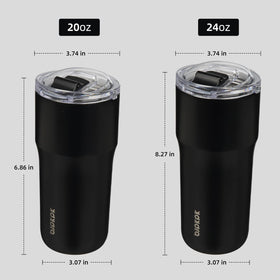 BJPKPK leakproof BPA-free lid prevents spills at work or road trips.