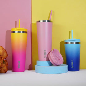 Lifestyle shot of BJPKPK travel mug used during outdoor activities