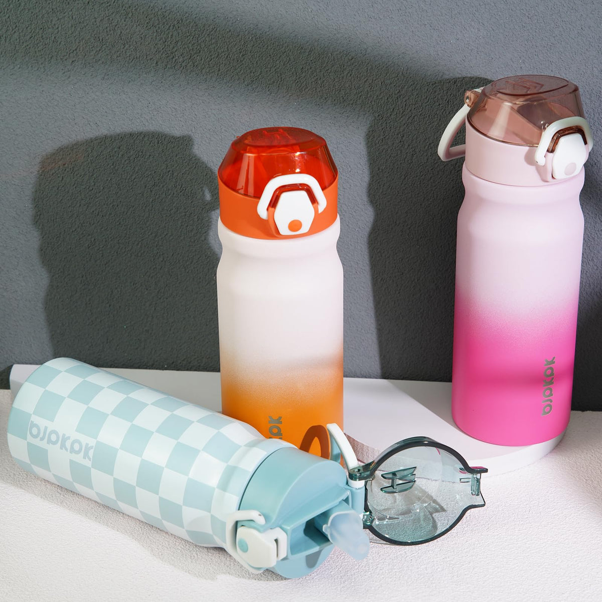 BJPKPK red stainless bottle ideal for outdoor activities and gifts.
