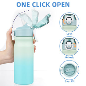 BJPKPK stainless steel bottle 18oz double-wall insulation keeps drinks hot or cold