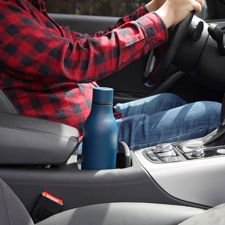 BJPKPK stainless steel bottle 18oz navy exterior stays sweat-free on desks.