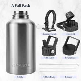 BJPKPK stainless steel BPA-free design offers safe, durable hydration