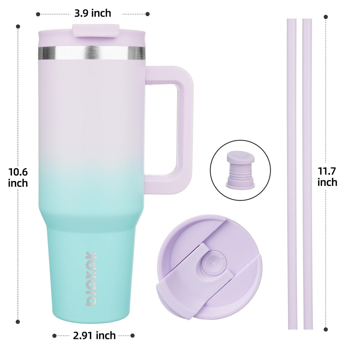 Premium stainless steel double wall insulation keeps drinks at target temperature