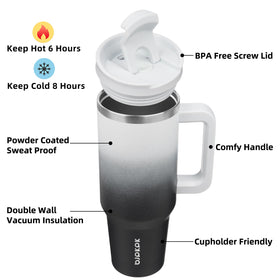 BJPKPK stainless steel double-wall construction keeps beverages hot or cold