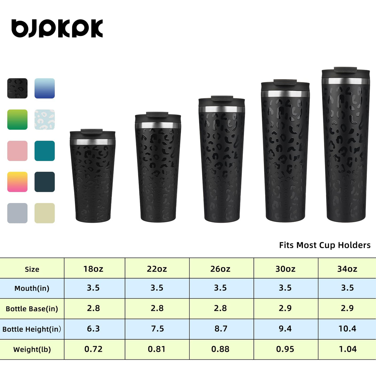 BJPKPK travel coffee mug stainless steel for on-the-go hydration