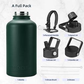 BJPKPK triple-lid setup includes straw, twist spout, and portable lid
