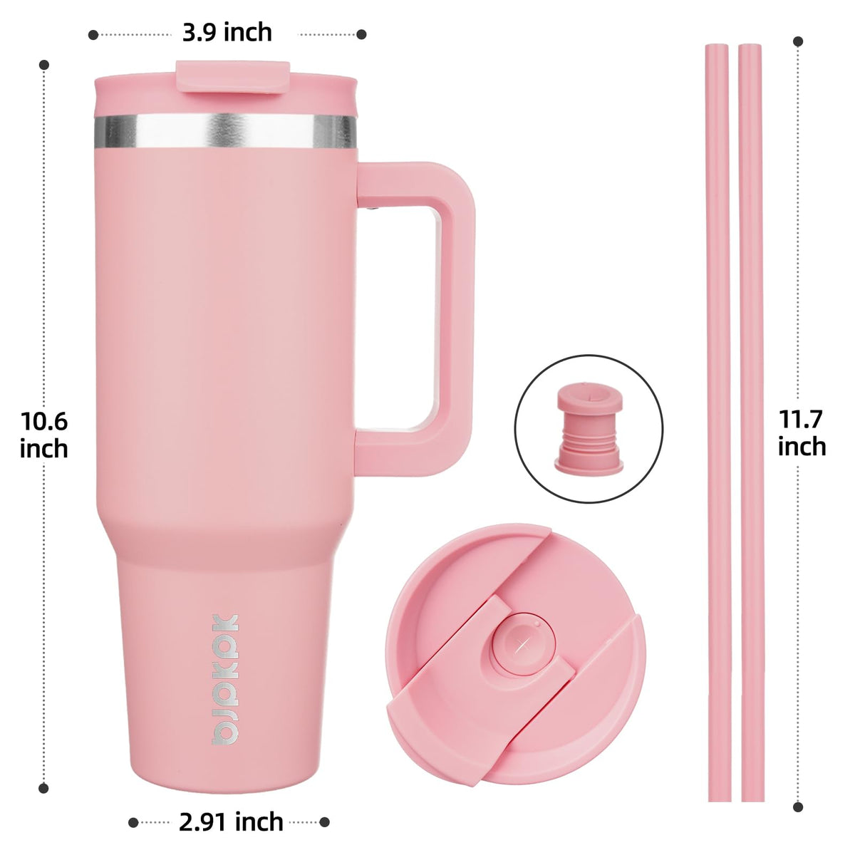 BJPKPK tumbler base fits most cupholders for easy driving.
