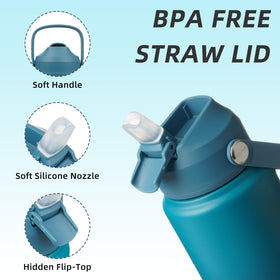 BJPKPK water bottle with 180-degree handle for comfortable carrying during workouts.