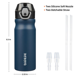 BJPKPK bottle lid with push-button for one-handed access