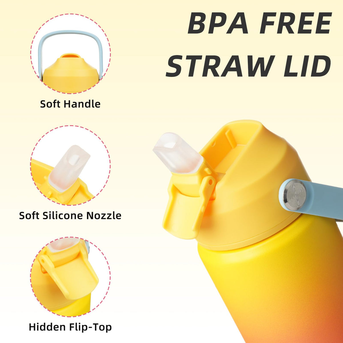 BJPKPK bottle with soft nozzle enables comfortable drinking during workouts