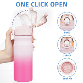 BJPKPK water bottle straw removable for easy cleaning and versatile sipping