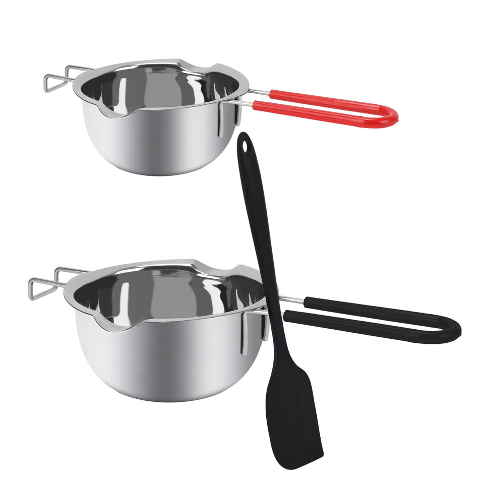 BJSSBJH 16oz double boiler pot with secure front hook for stable melting