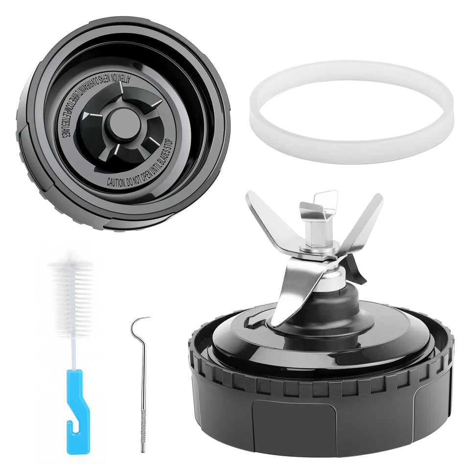 BKFOLIUM 5-fins blade assembly compatible with Ninja, ready for fast smoothies.