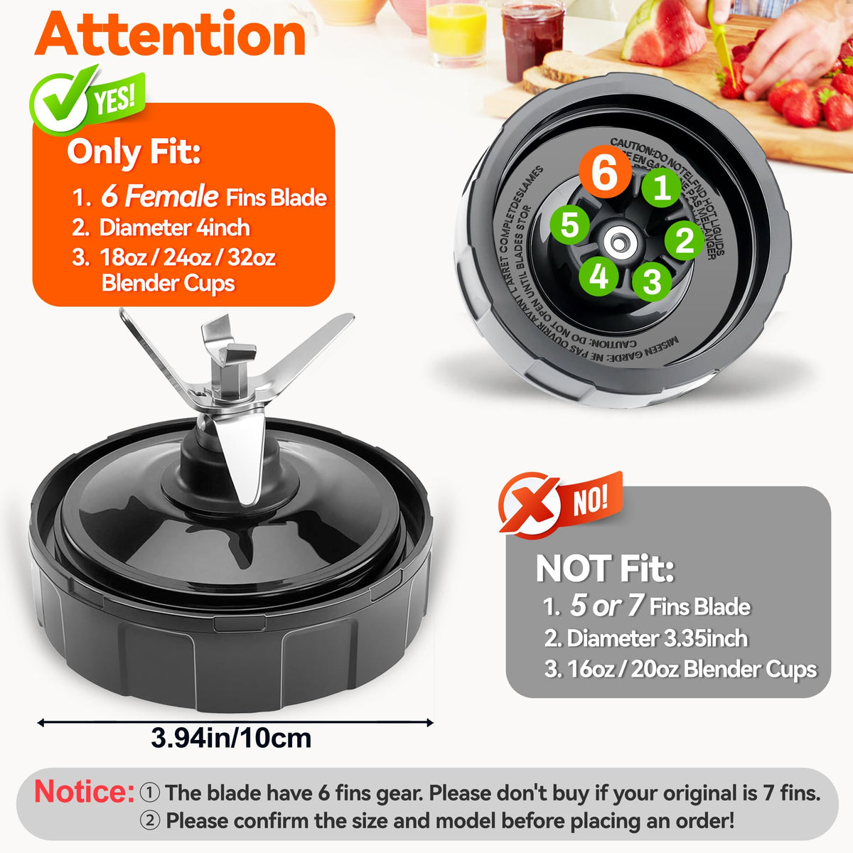 BKFOLIUM BPA-free plastic and stainless steel blades offer safe, robust performance