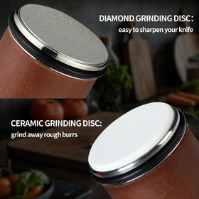 BKXOFH knife sharpener at 15-degree magnetic angle for ultra-fine cuts